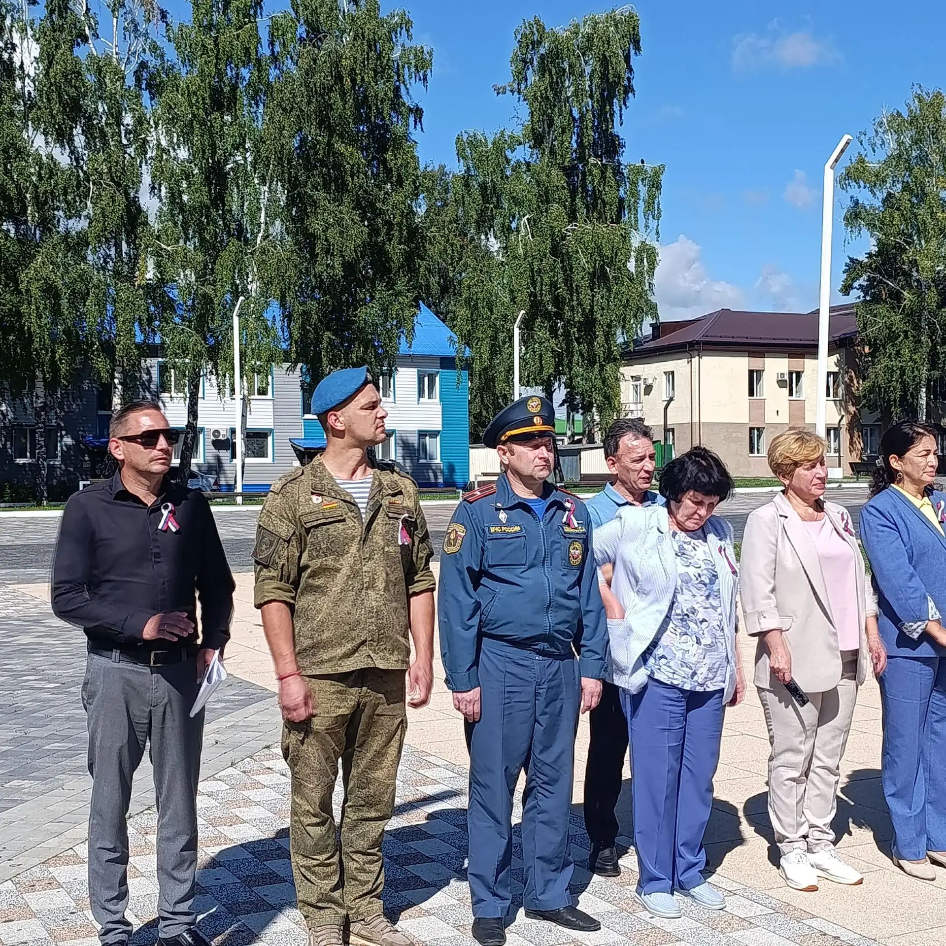 В Болгаре торжественно подняли Государственный флаг России