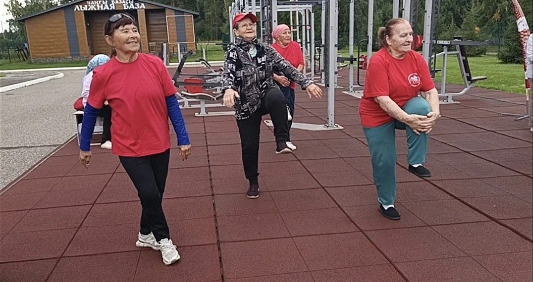 В Болгаре прошло спортивное мероприятие «Эликсир здоровья ГТО 55+»
