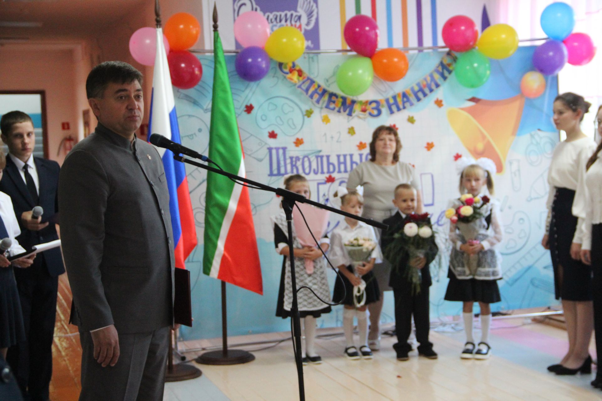 В Кимовской школе дали старт новому учебному году