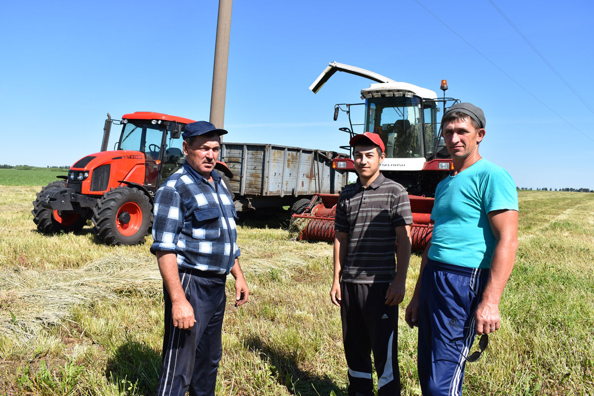 В КФХ Ленара Гиниятуллина Спасского района