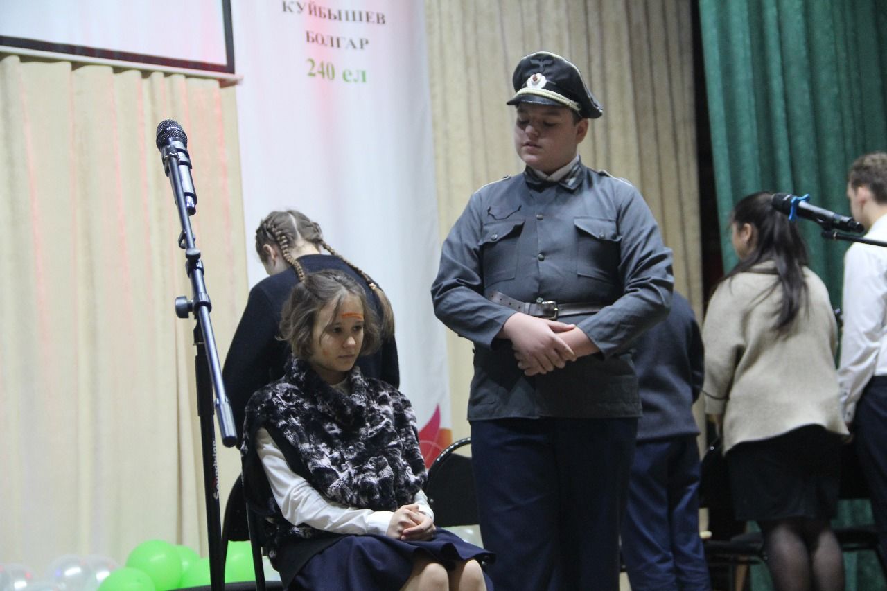 В Болгаре прошёл муниципальный этап Республиканского конкурса театральных постановок «Юные герои Великой победы»