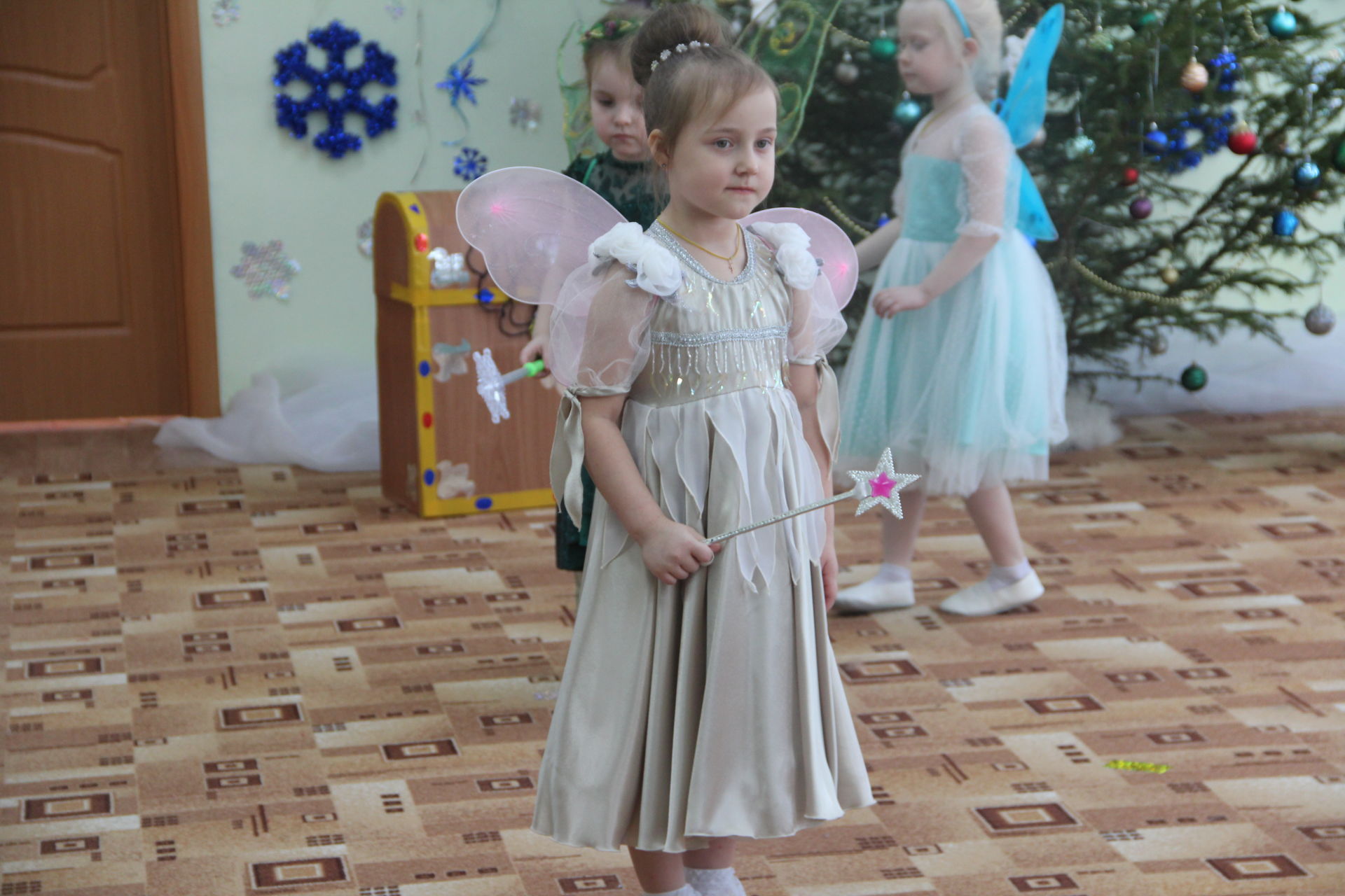 Новогодний утренник в детском садике "Колосок"