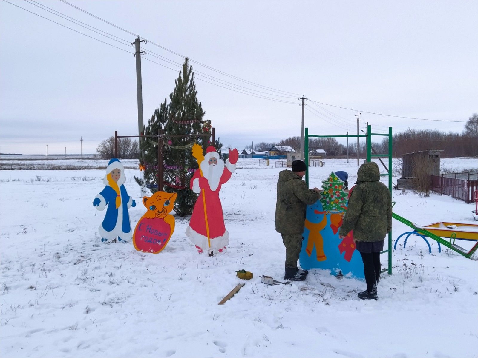 Как в Спасском районе подготовились к празднованию Нового года