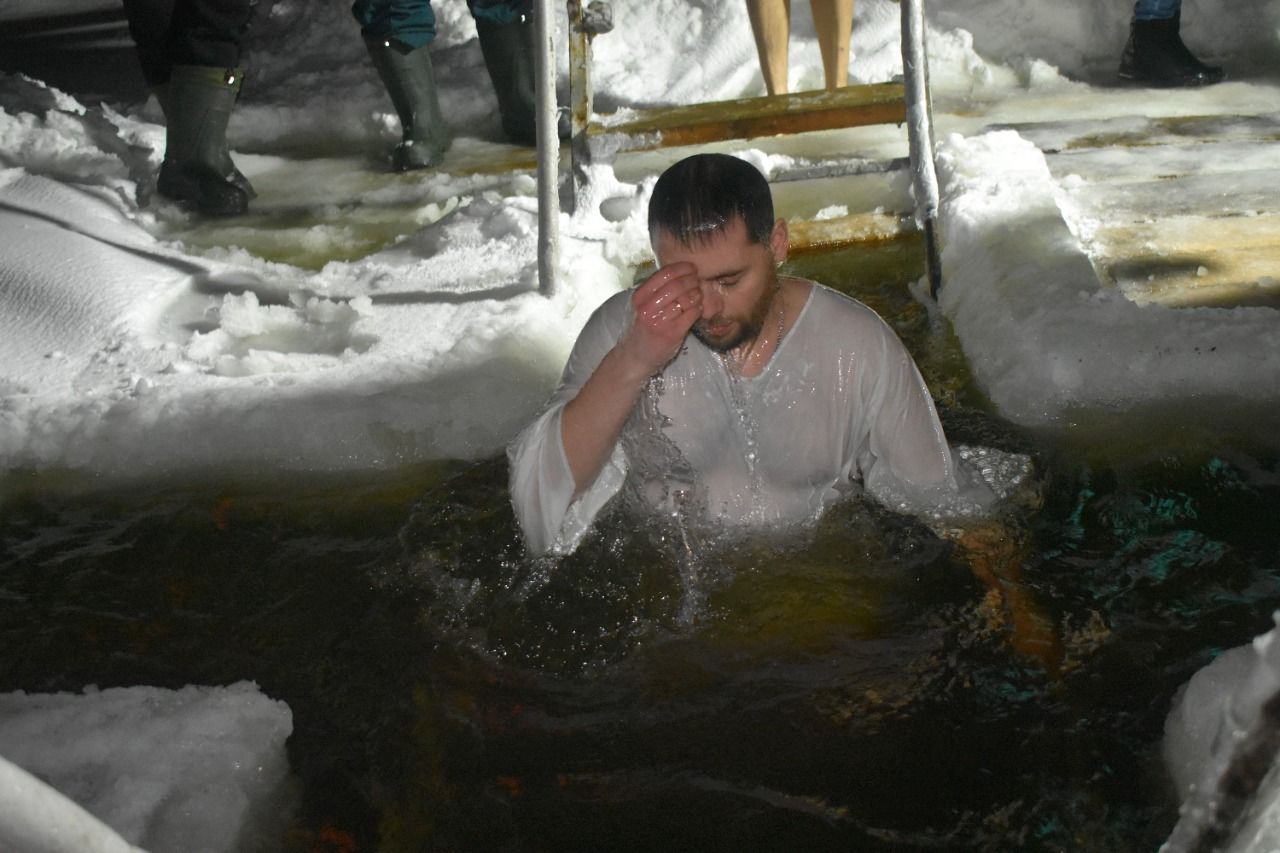 Православные спассцы отметили Крещение Господне