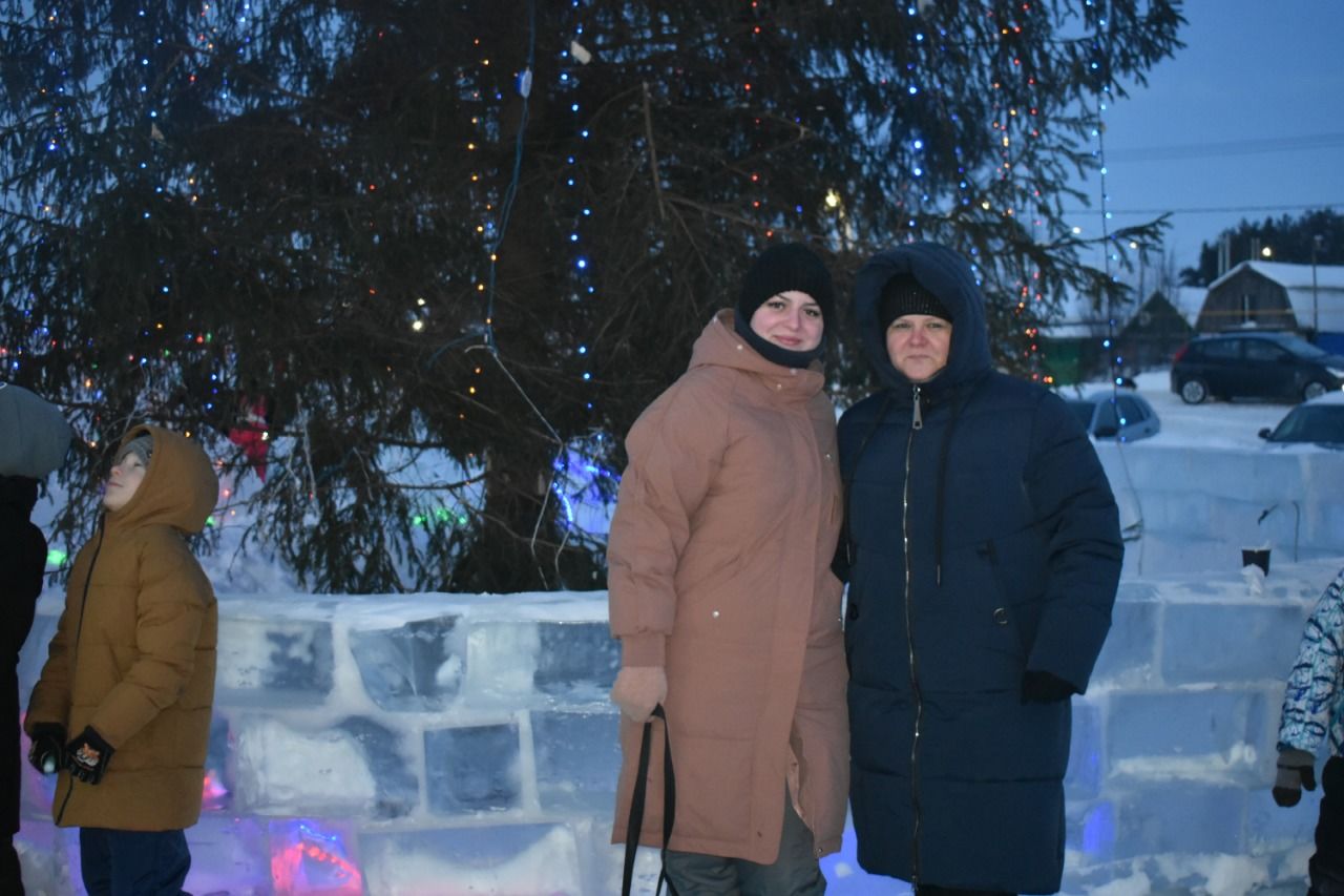 На площадке возле ОАО "Алексеевскдострой" прошло"Новогоднее праздничное представление"