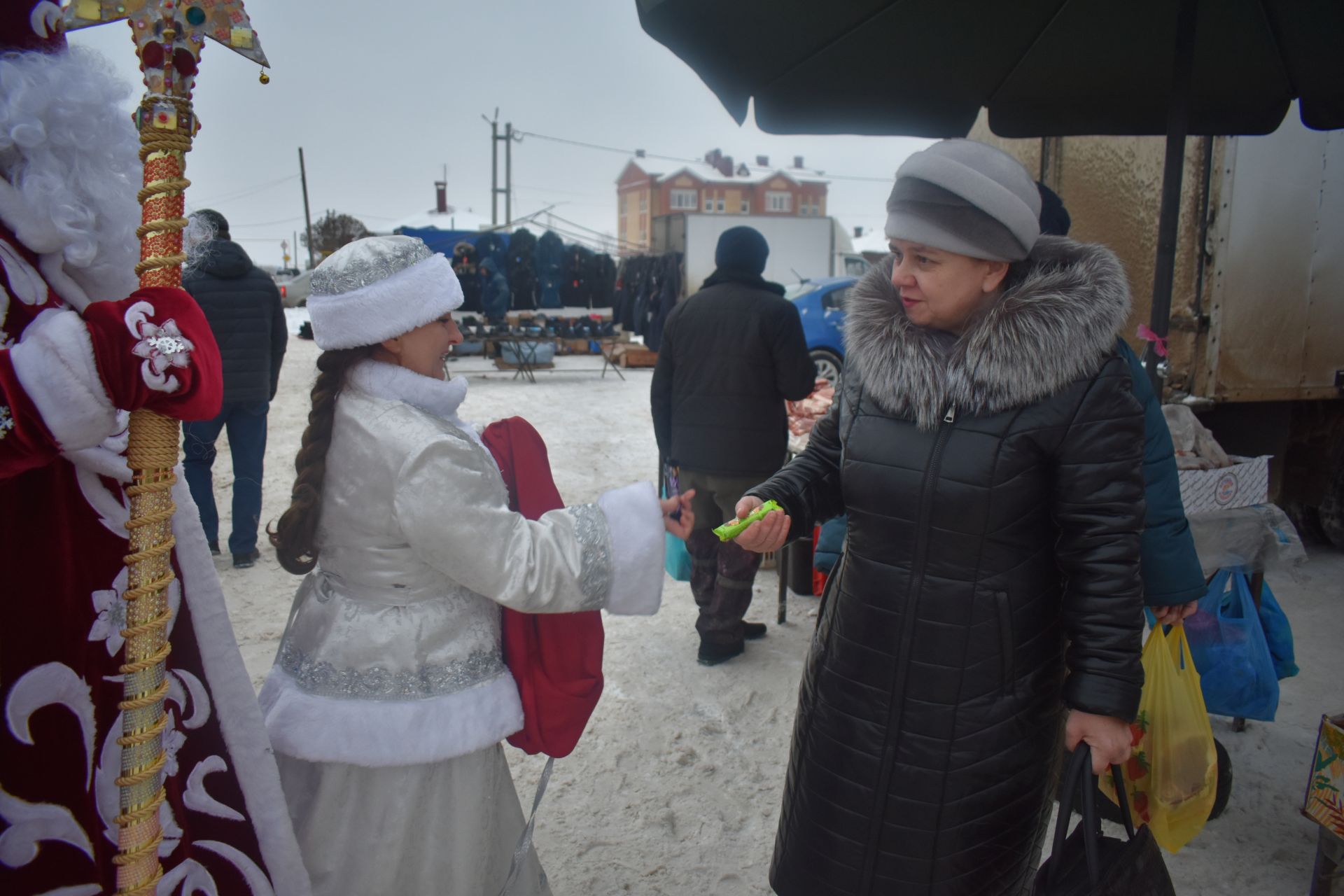 На базарной площади Болгара прошла предновогодняя сельскохозяйственная ярмарка