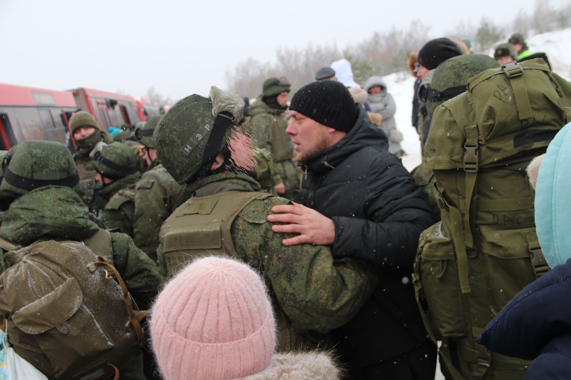 Состоялась отправка мобилизованных граждан Спасского района из зон дислокации