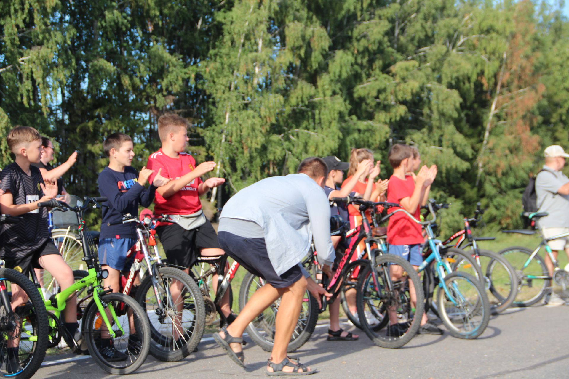 Участники велоэстафеты "Болгар радиосы" побывали в Спасском районе РТ