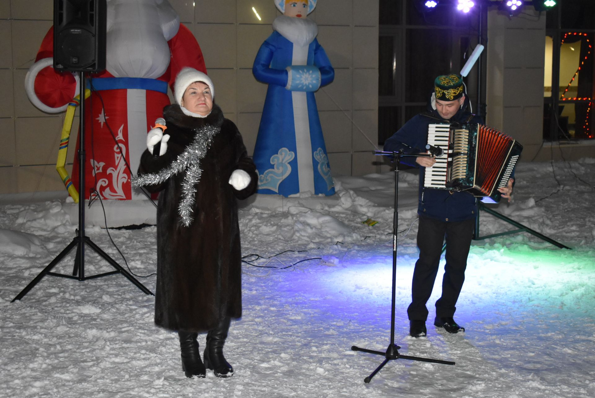 В центре Болгара встретили Новый год