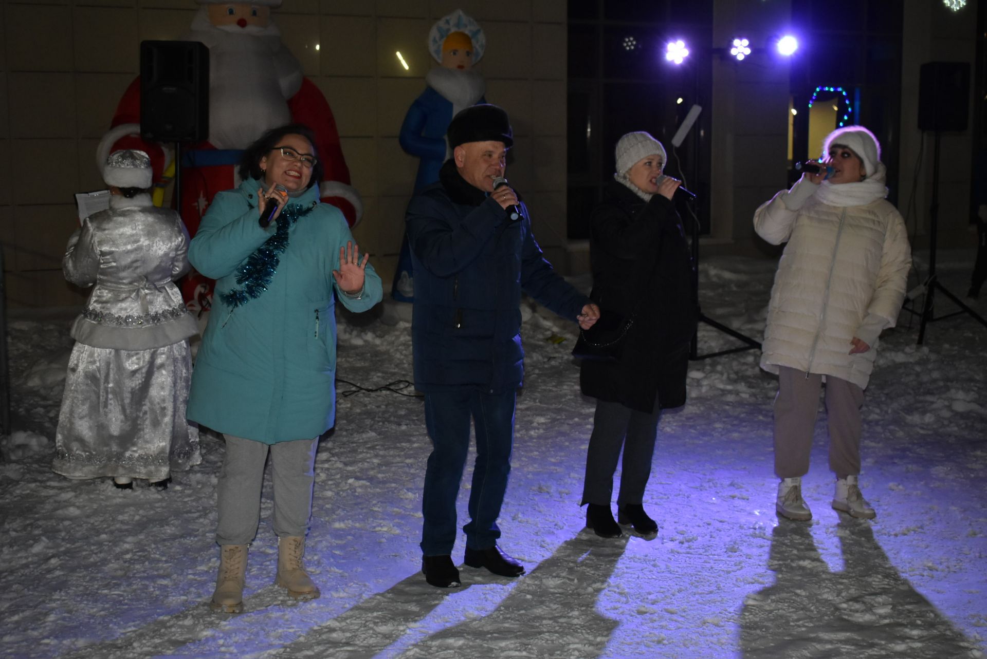 В центре Болгара встретили Новый год