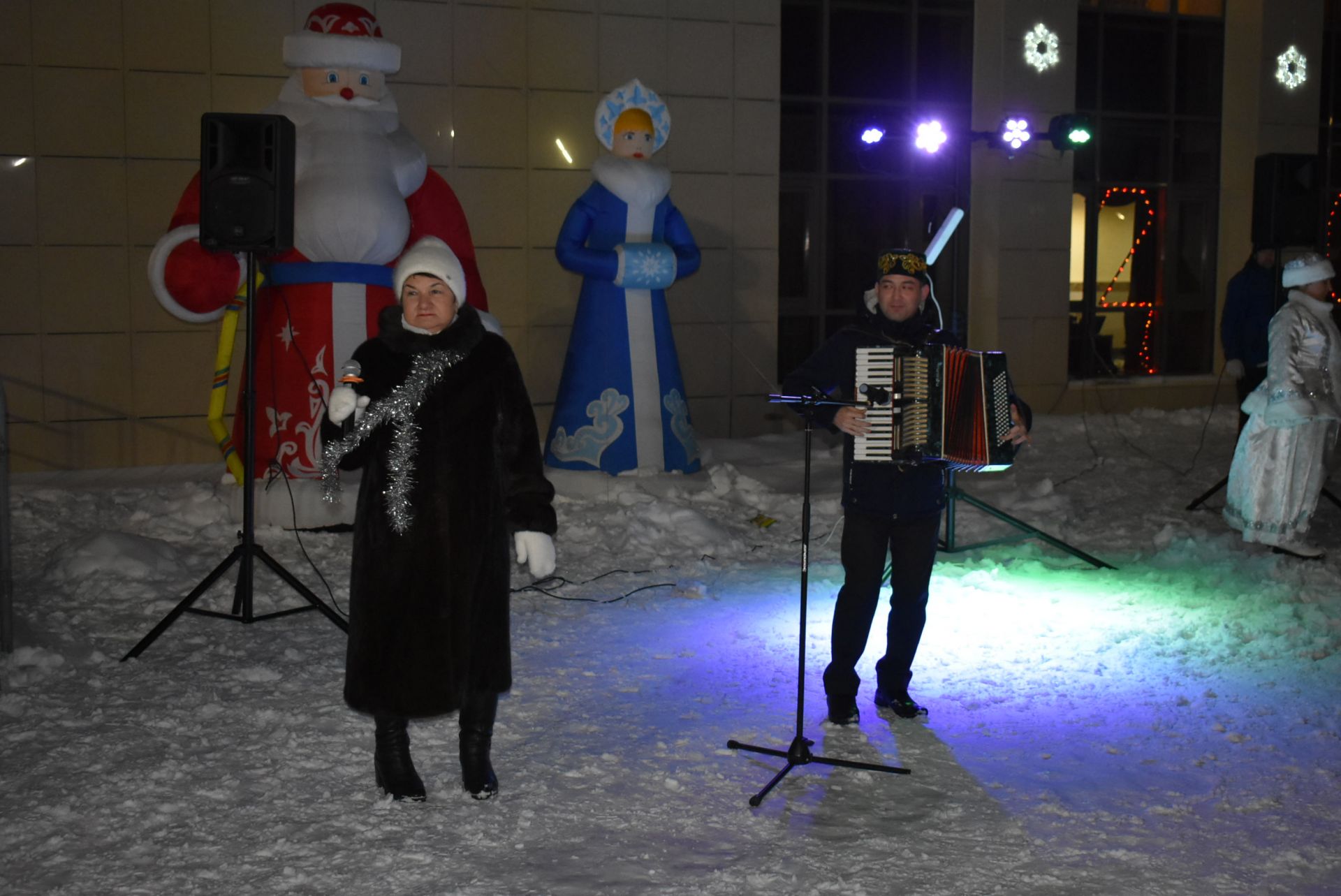 В центре Болгара встретили Новый год