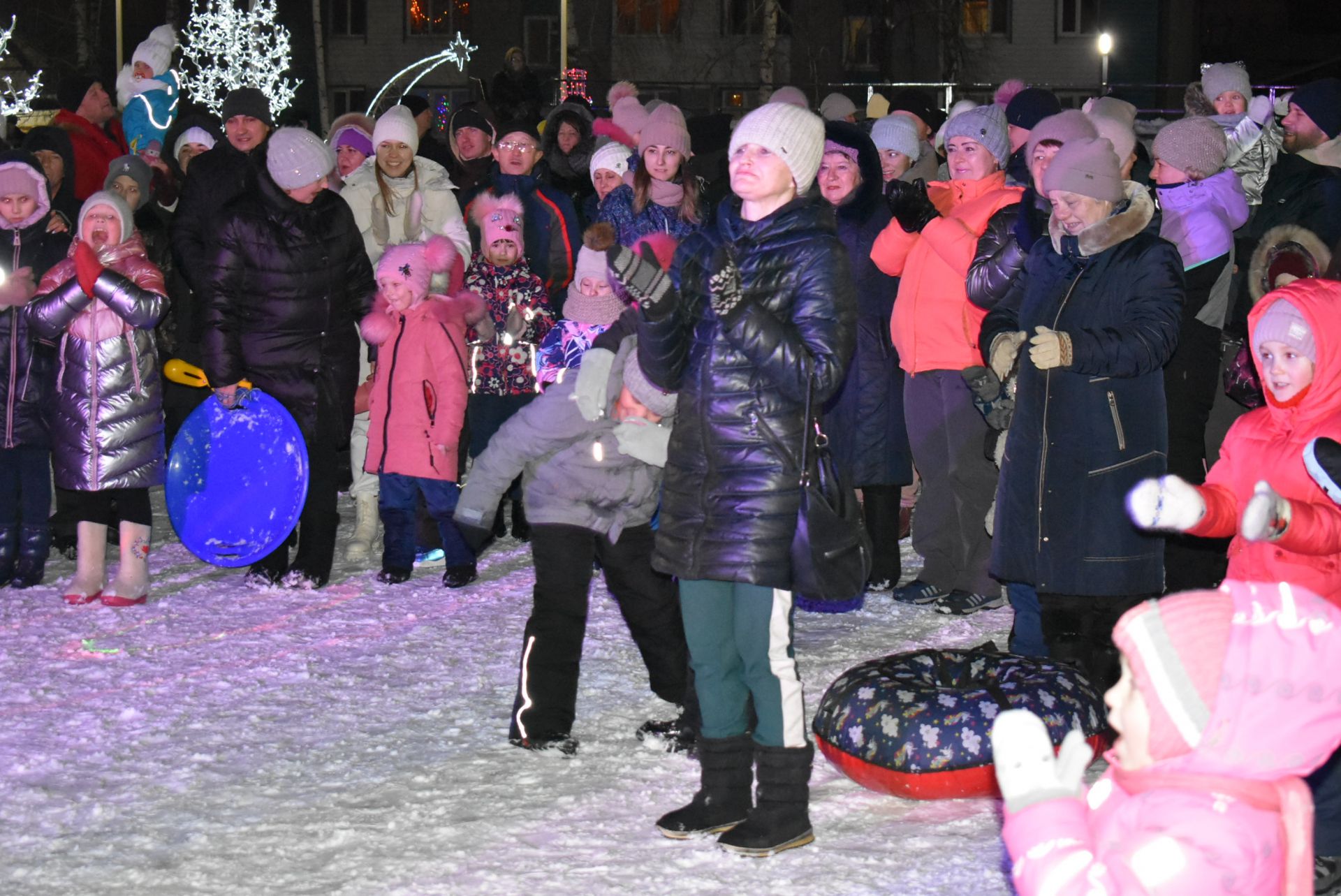 В центре Болгара встретили Новый год