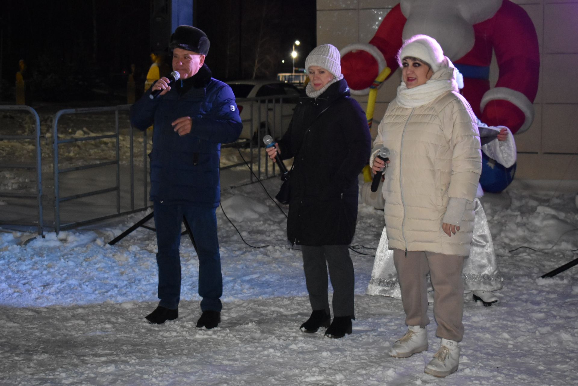 В центре Болгара встретили Новый год