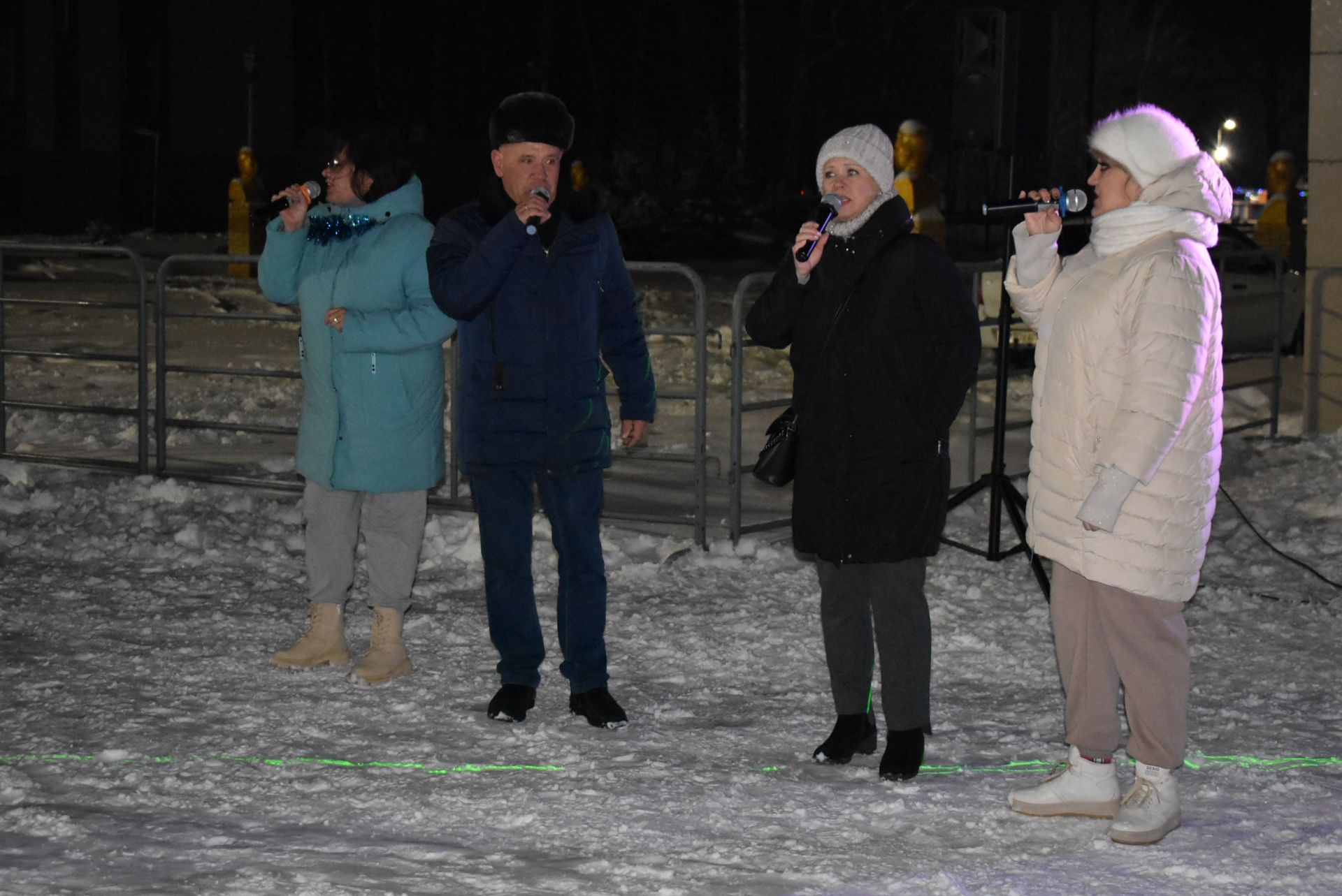 В центре Болгара встретили Новый год