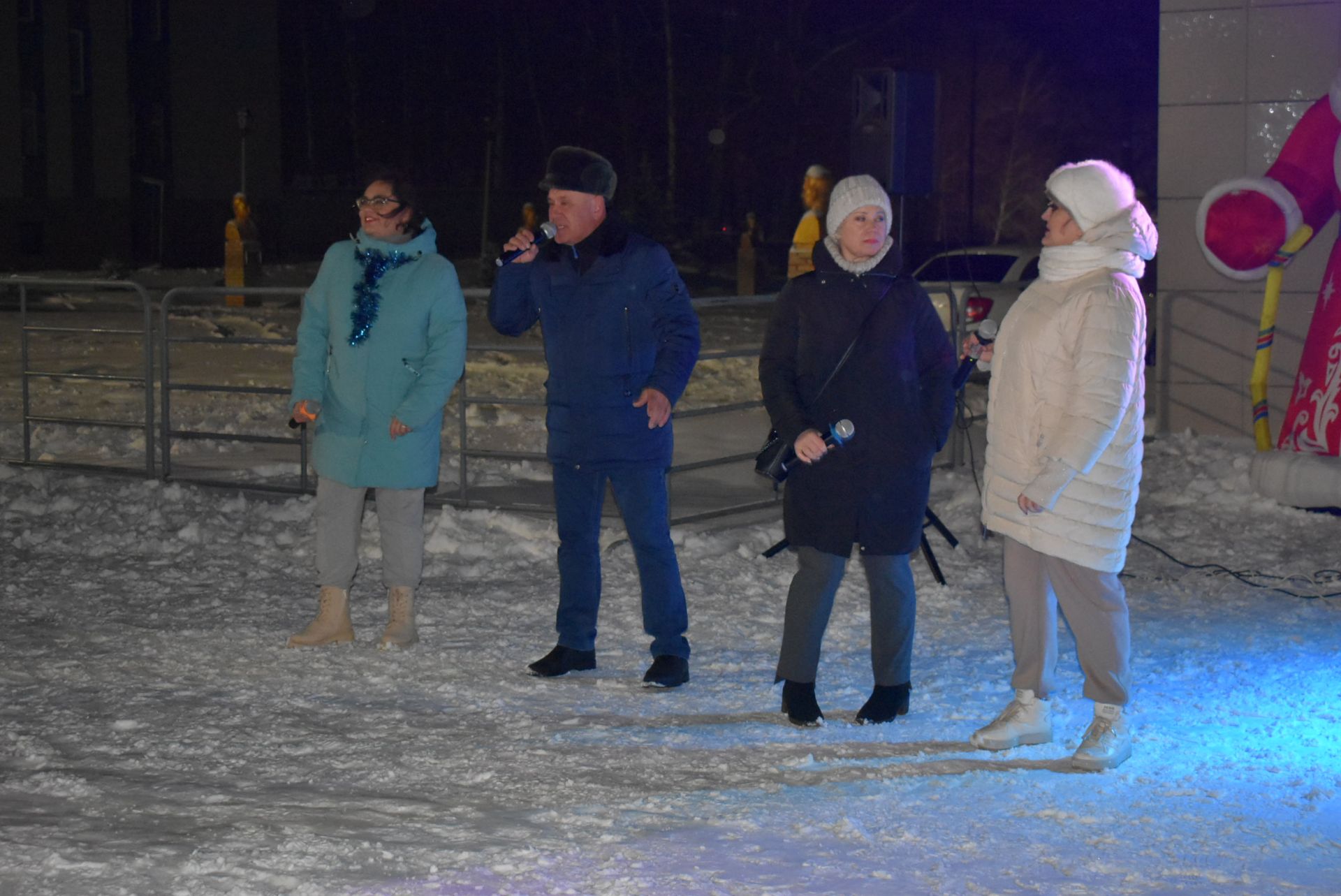 В центре Болгара встретили Новый год