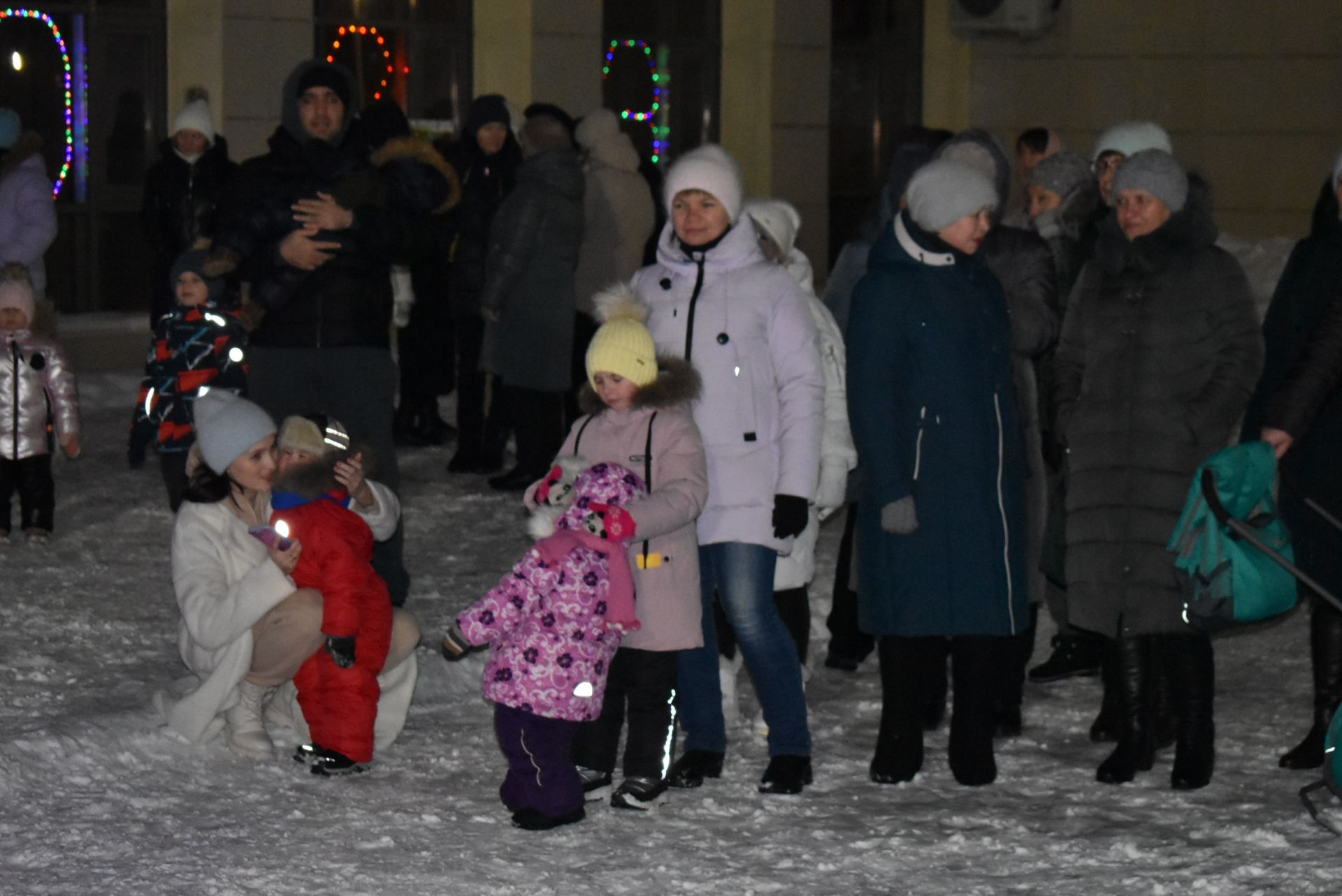 В центре Болгара встретили Новый год