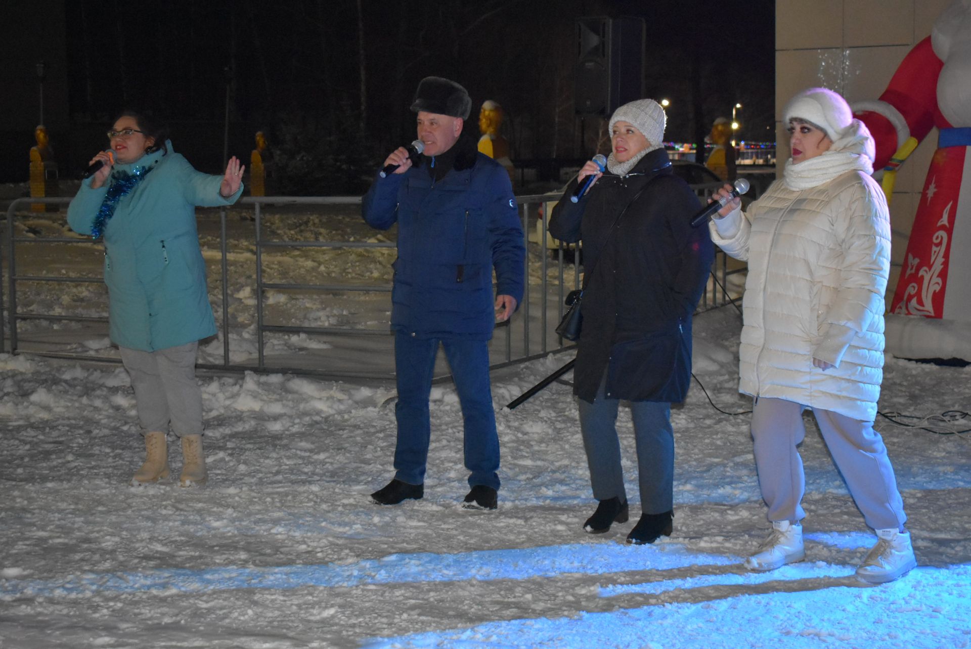 В центре Болгара встретили Новый год