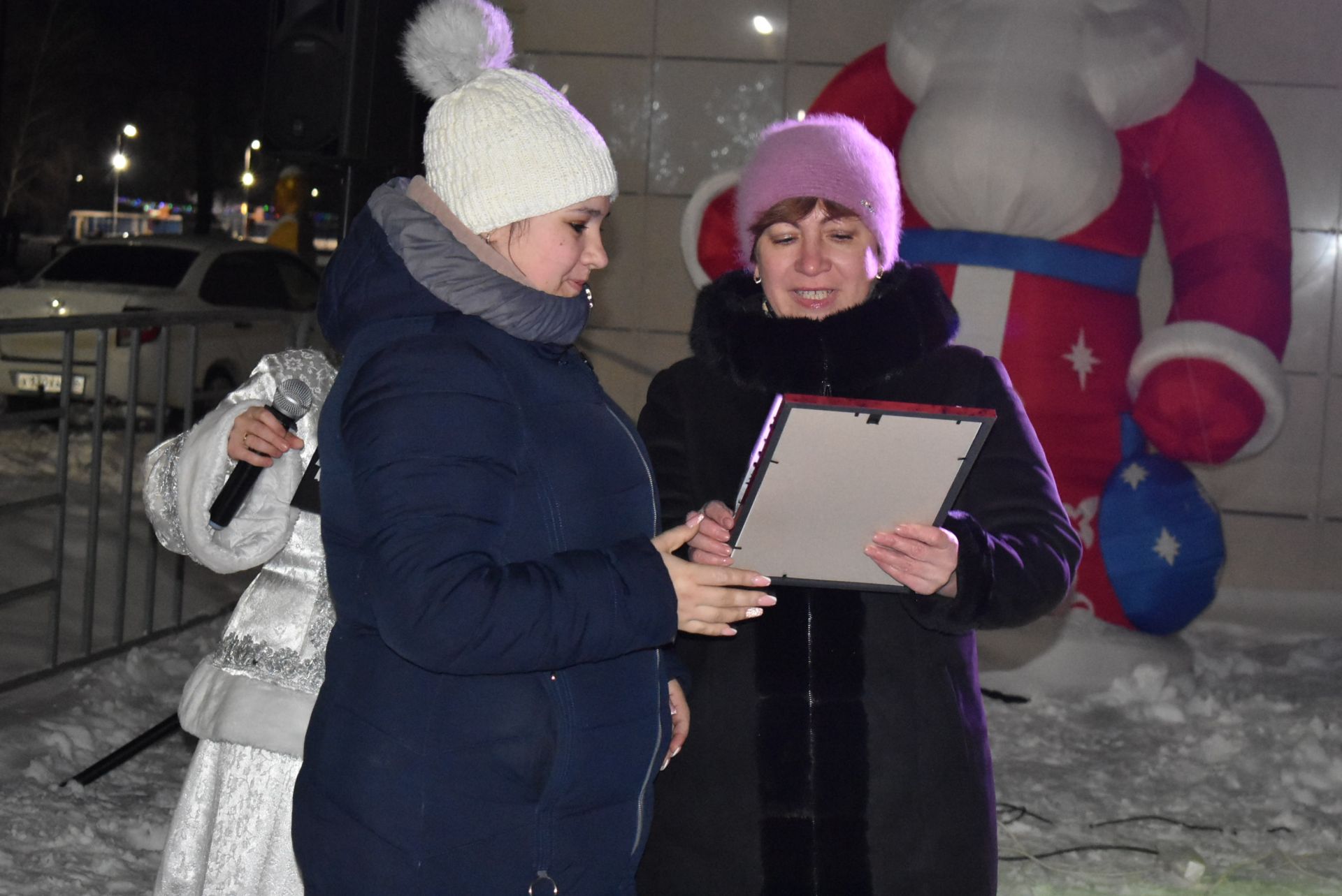 В центре Болгара встретили Новый год