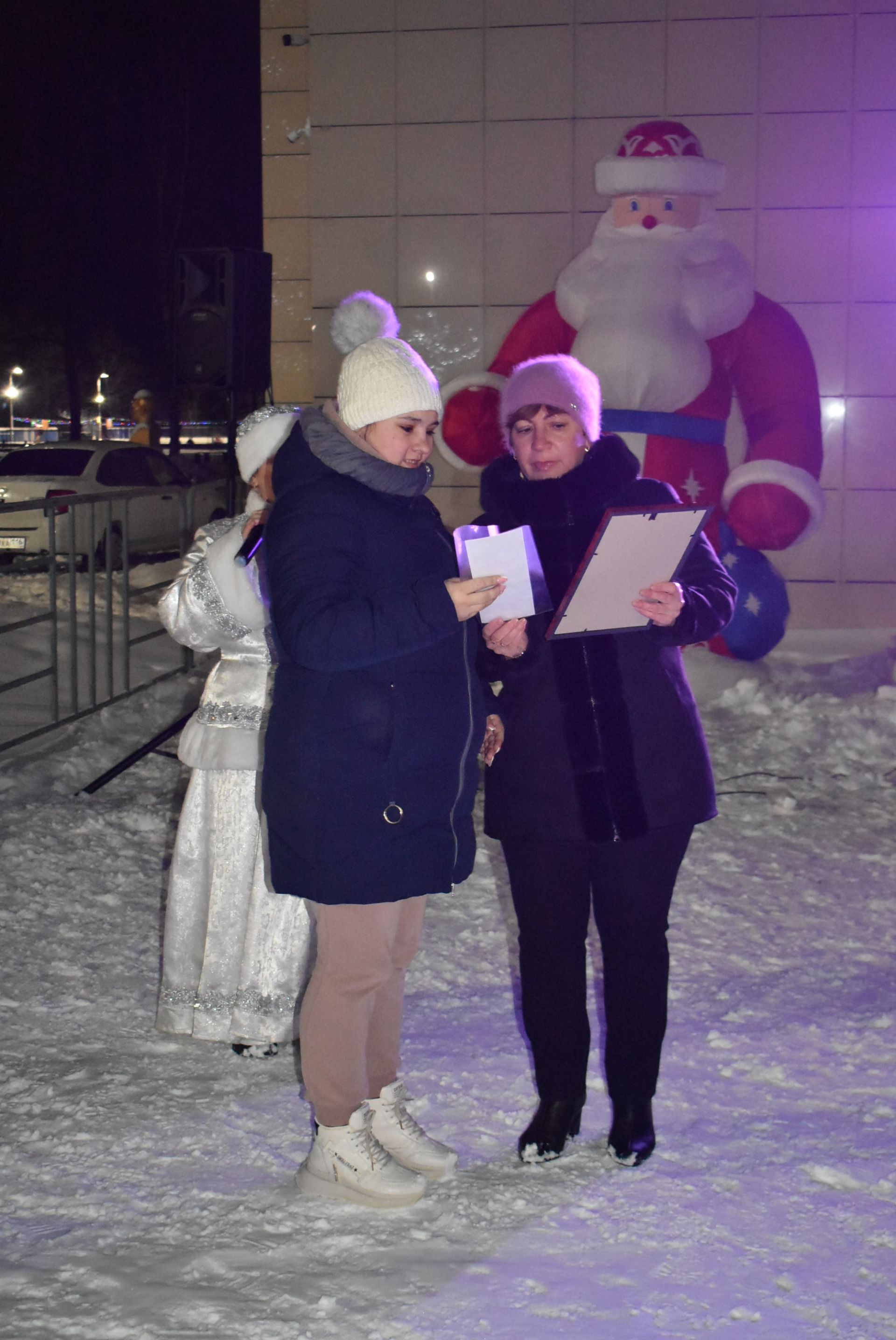 В центре Болгара встретили Новый год