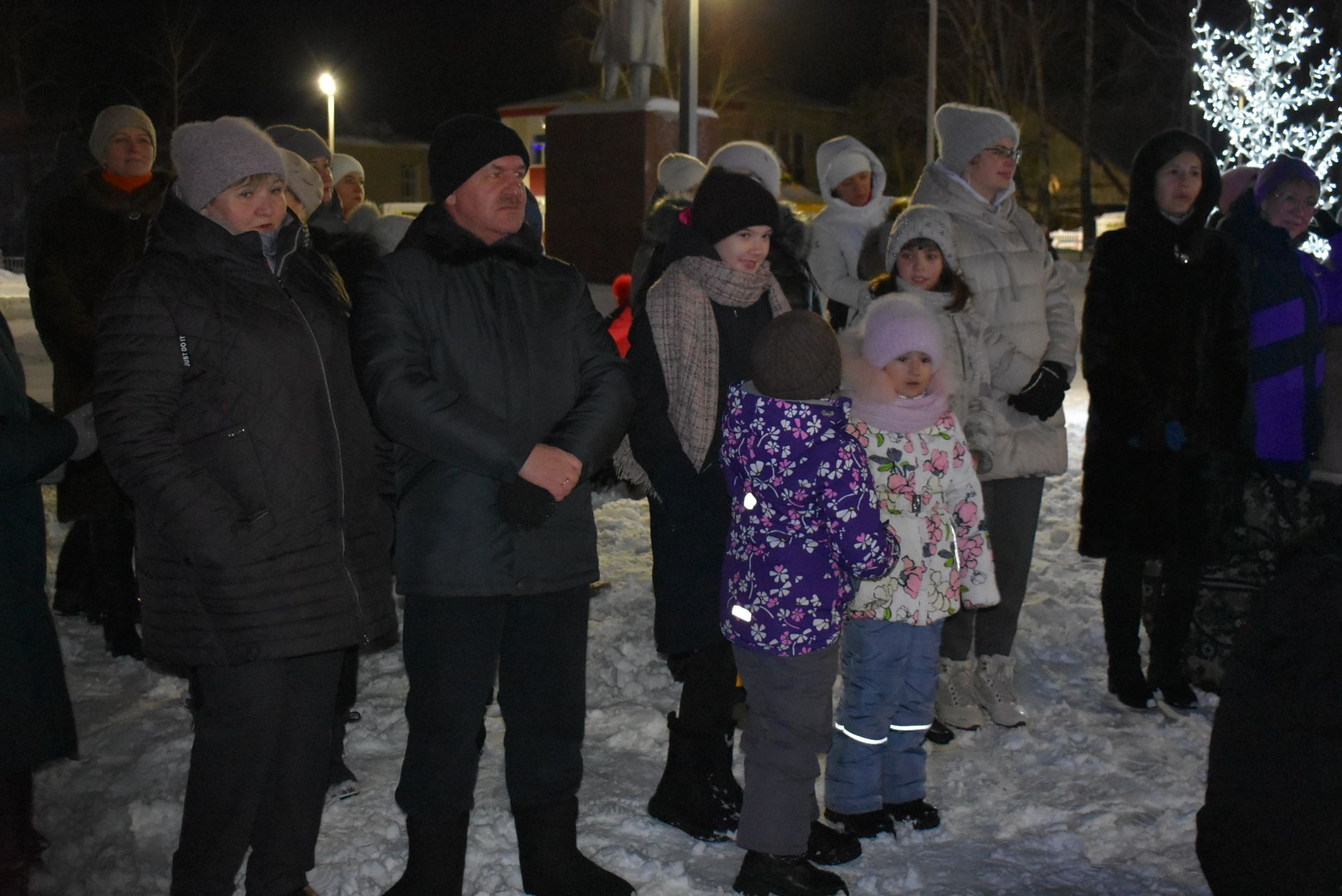 В центре Болгара встретили Новый год