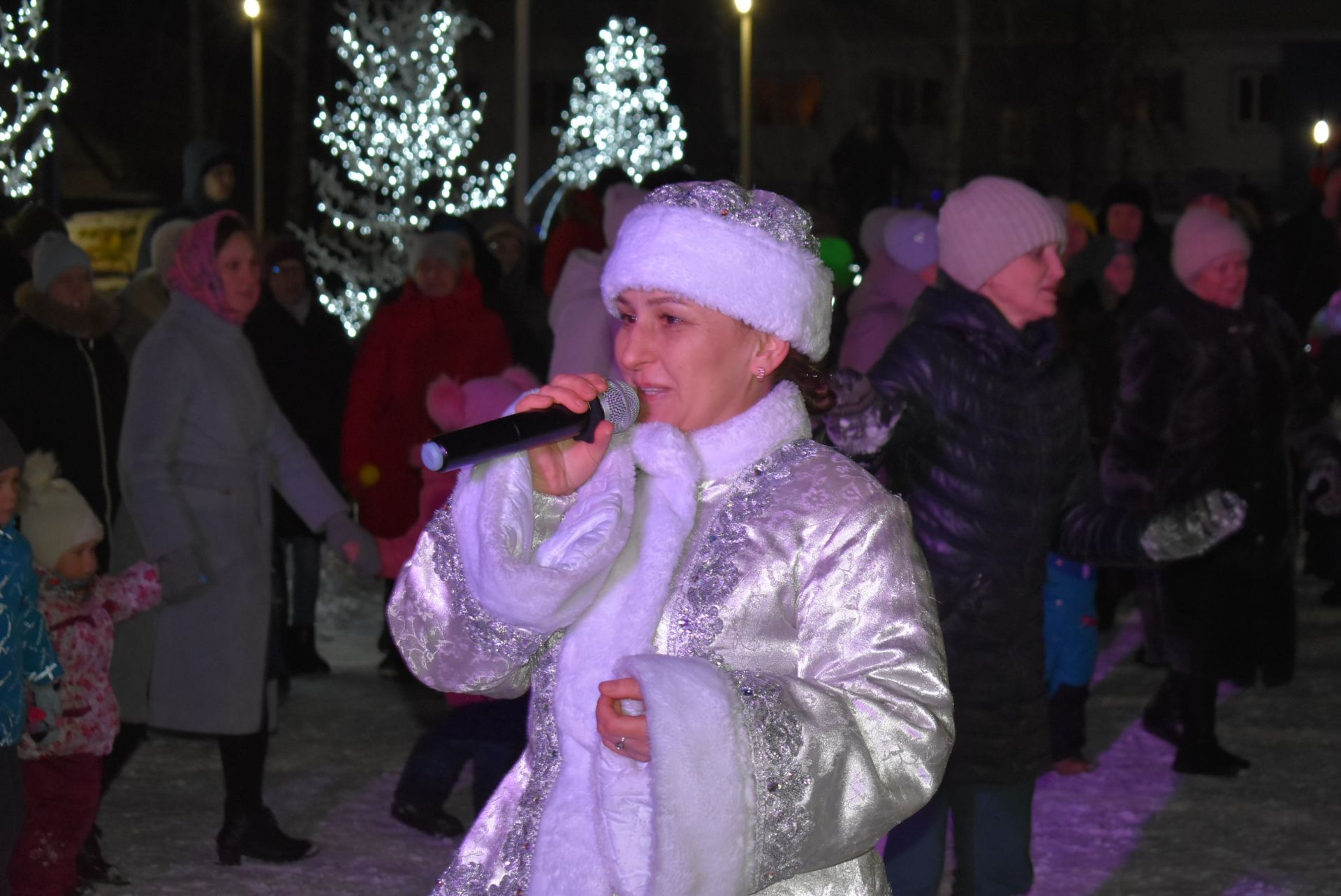 В центре Болгара встретили Новый год