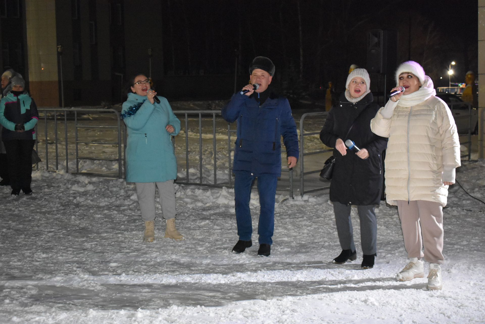 В центре Болгара встретили Новый год