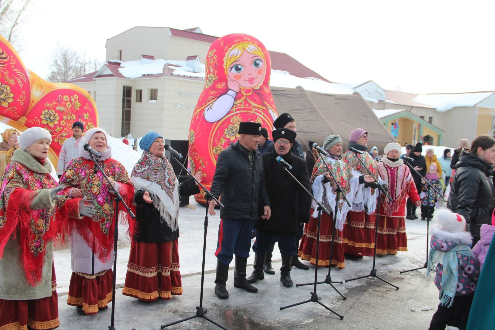 В Болгаре голосование на выборах Президента РФ совпало с празднованием Масленицы