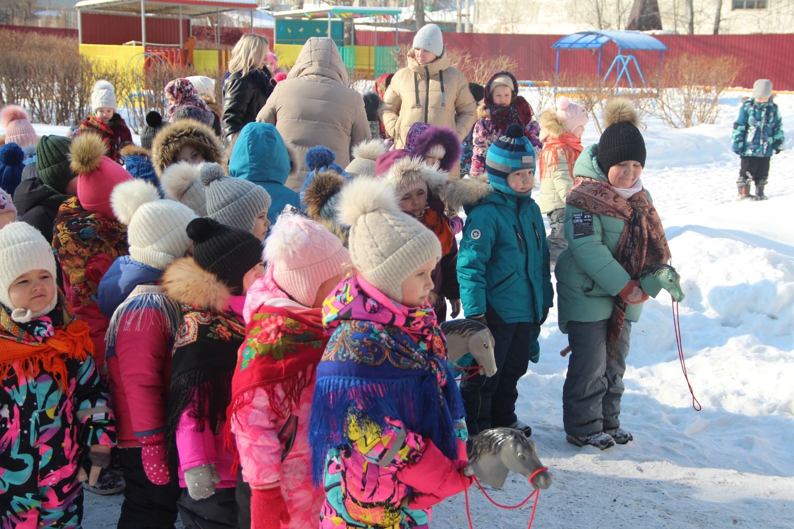 В детском саду "Солнышко" прошёл праздник Масленицы