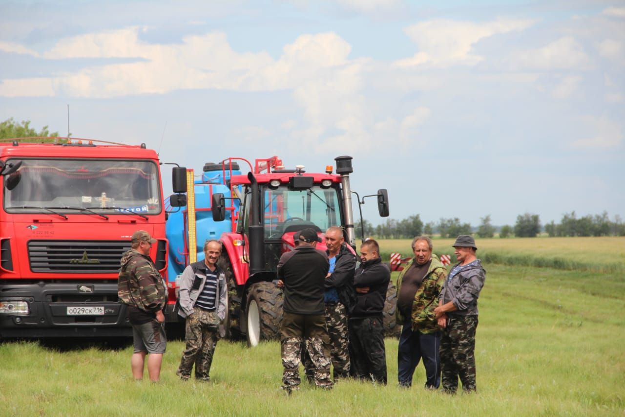 В Спасском районе прошёл парад комбайнов-2025