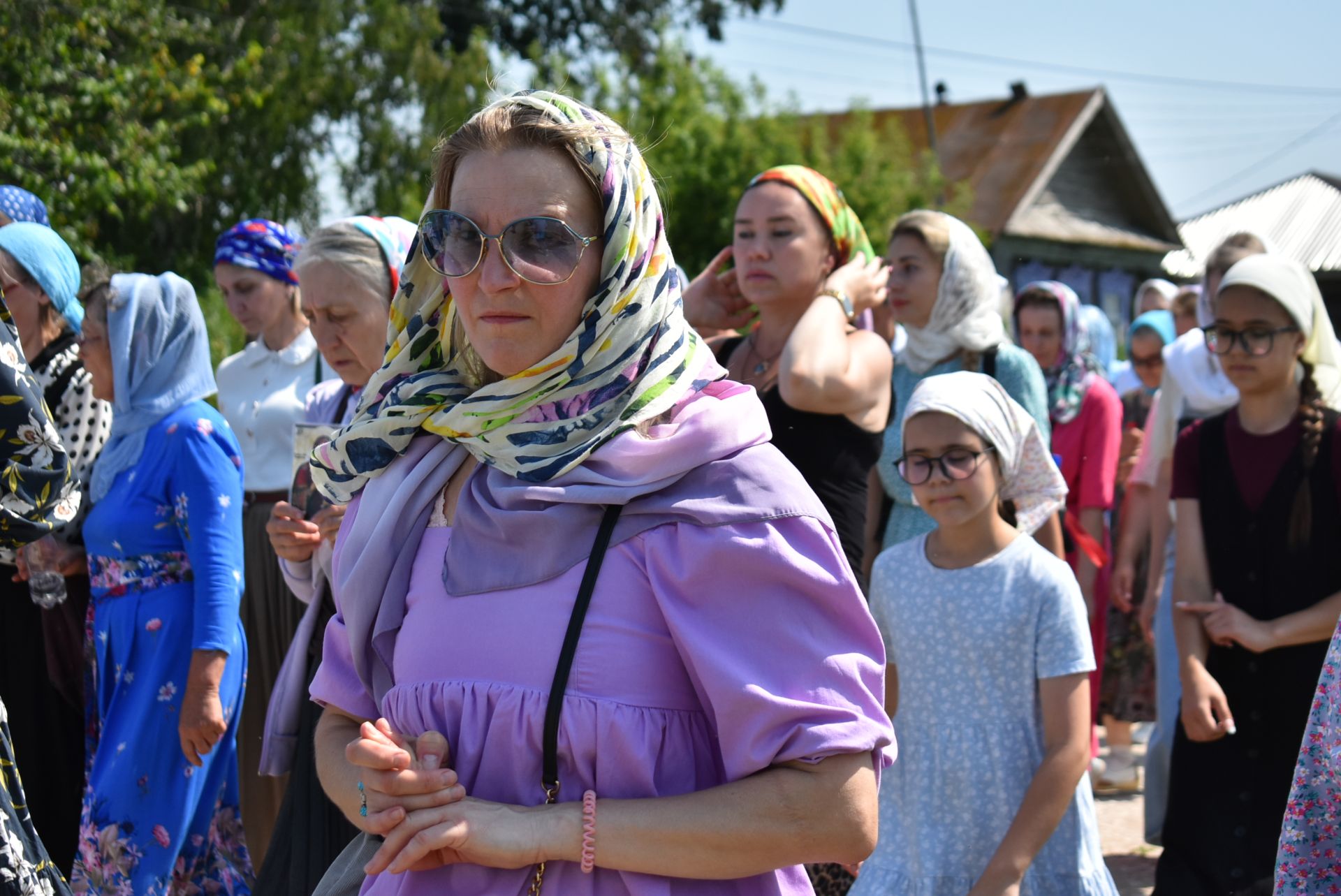 В селе Три Озера почтили память Тихвинской иконы Божией Матери