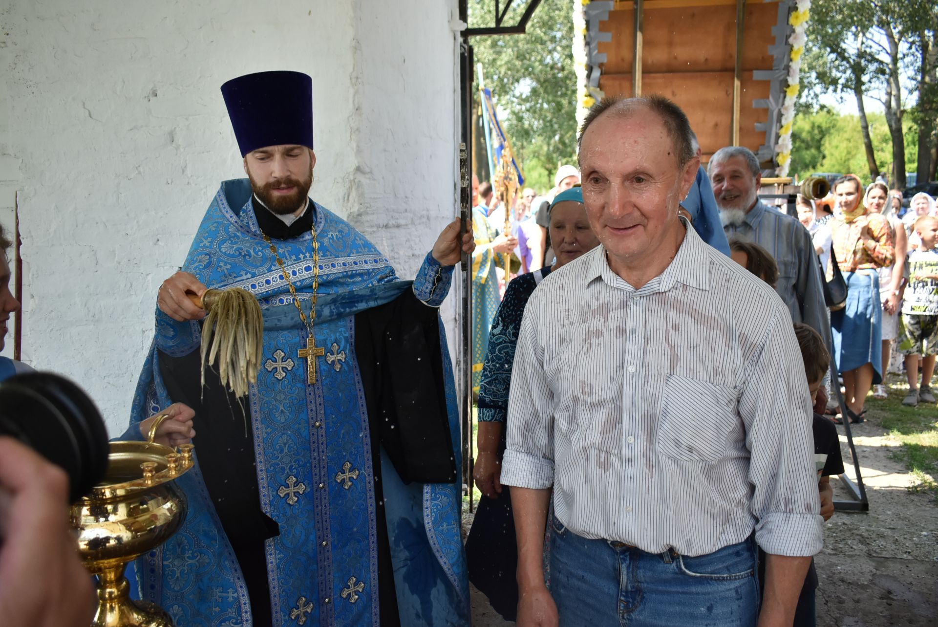 В селе Три Озера почтили память Тихвинской иконы Божией Матери
