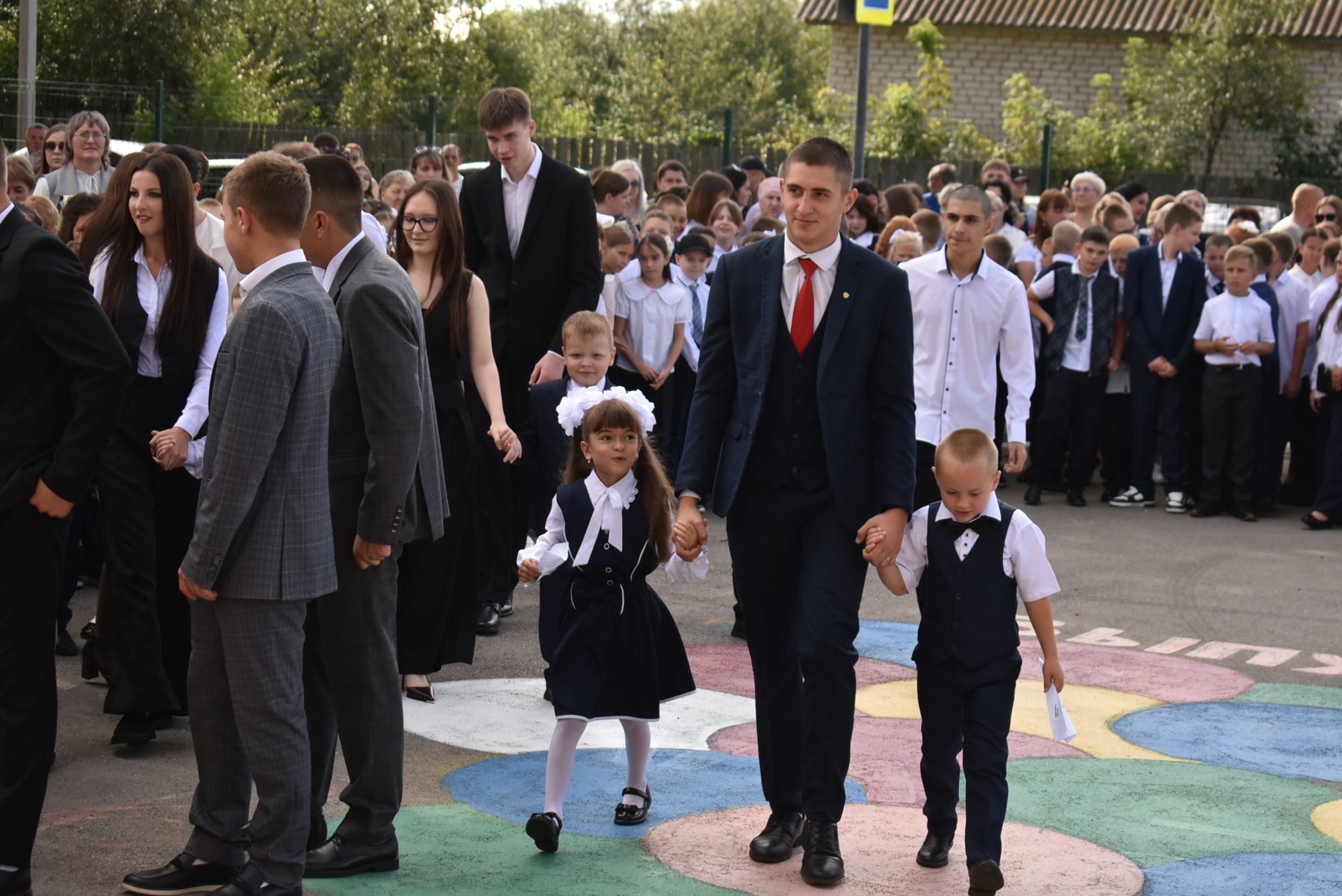 1 сентября отметили в первой городской школе