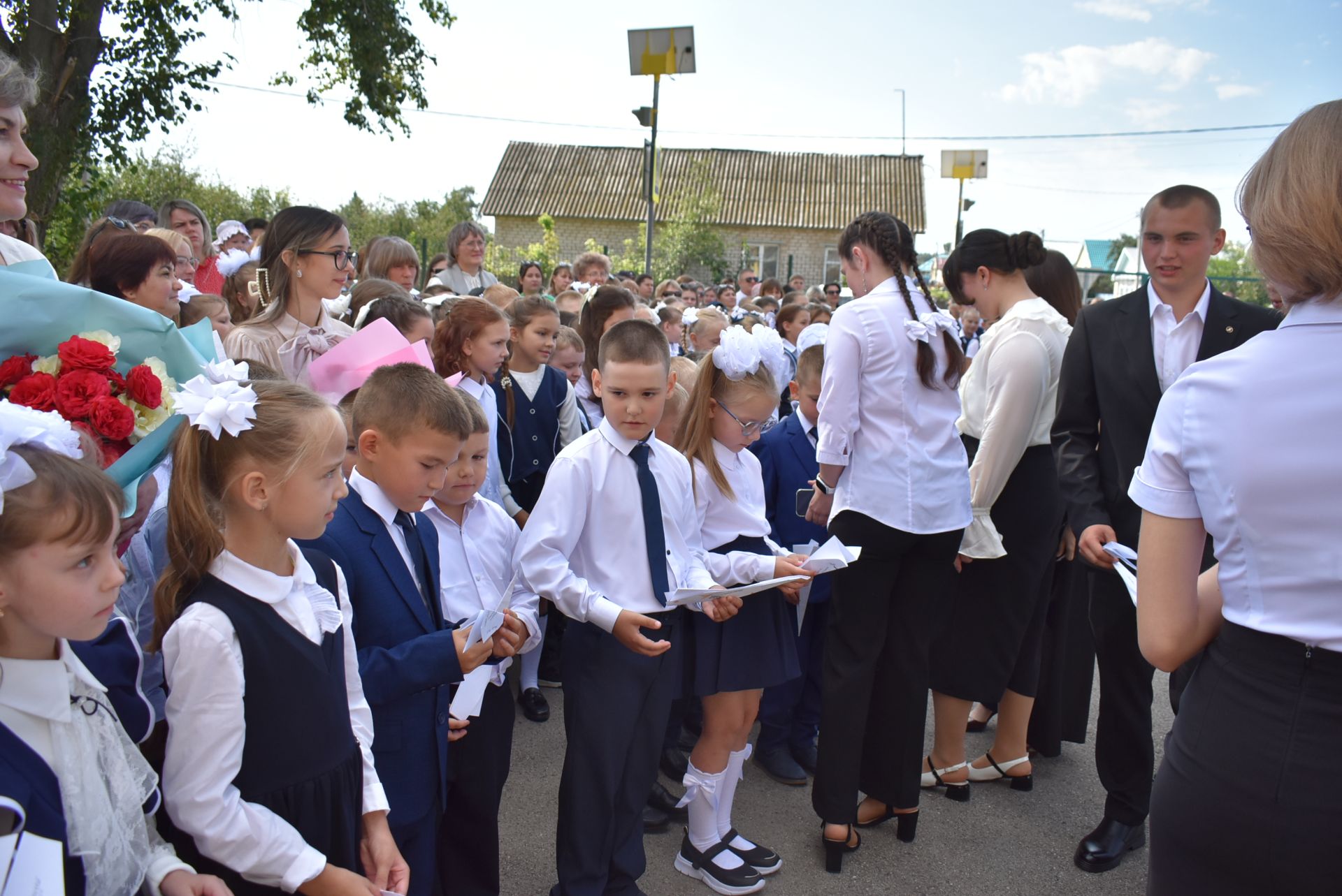 1 сентября отметили в первой городской школе