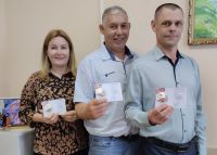 Сотрудники ОСФР в Спасском районе получили золотые знаки ГТО