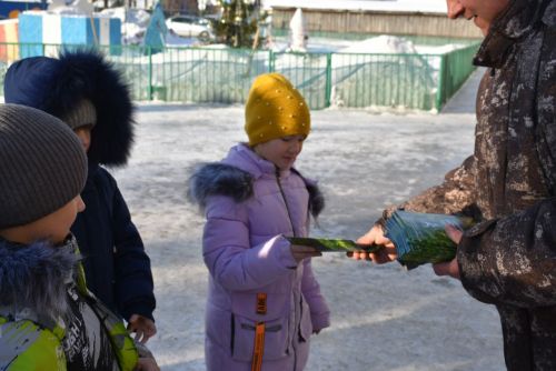 Ученики первой школы Болгара  приняли участие в акции «Покорми птиц зимой»