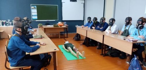 4 октября в школе села Ким состоялся Всероссийский открытый урок ОБЖ