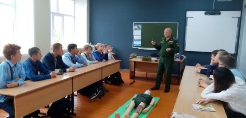 4 октября в школе села Ким состоялся Всероссийский открытый урок ОБЖ