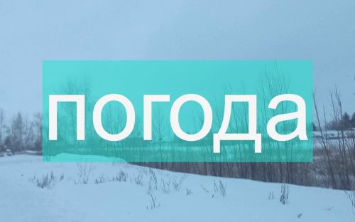 Погода на вторник 5 декабря