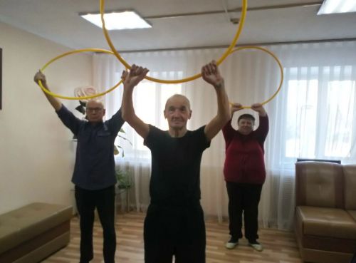 Для получателей соцуслуг Спасского ДИПИ провели спортивный час
