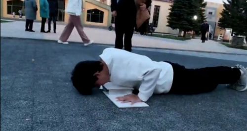 В честь Дня Победы на центральной площади Болгара работала мобильная площадка ГТО