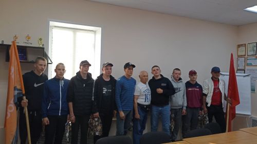 В здании штаба «Юнармии» Болгара прошла вторая отправка призывников