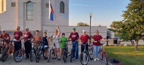 Команда Спасского дома-интерната прокатилась на велосипедах