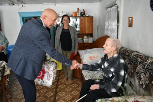 Житель села Полянки отметил 95-летний юбилей