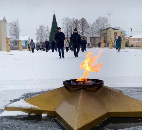 В Болгаре прошёл митинг ко Дню Героев Отечества