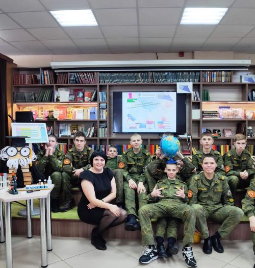 В Болгарской центральной библиотеке состоялось научное занятие для кадетов