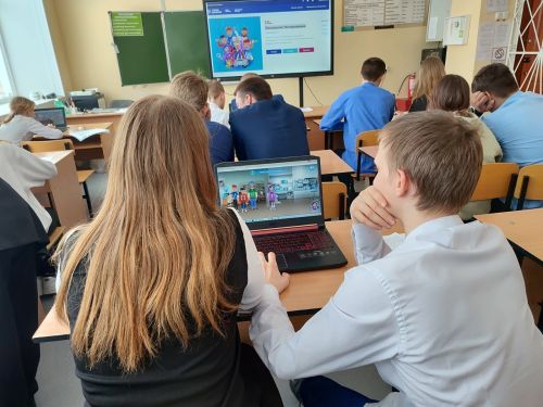 В Кимовской школе прошёл«Урок цифры» по теме «Технологии тестирования»