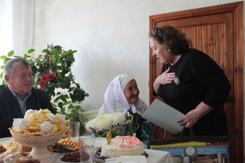 Жительница села Ямбухтино отметила 90-летний юбилей
