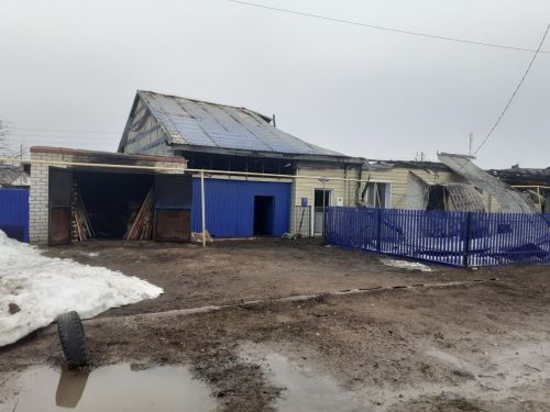 В Болгаре произошёл крупный пожар