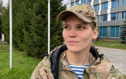 Девушка из Татарстана снялась в рекламе службы по контракту