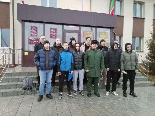 Очередная партия призывников из Спасского района отправились выполнять воинский долг
